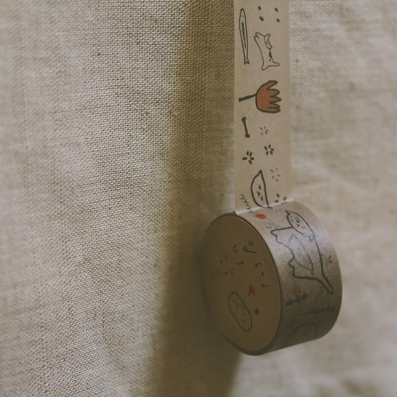 Sanhua Room Super Bored Cat Washi Tape