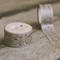 Sanhua Room Super Bored Cat Washi Tape