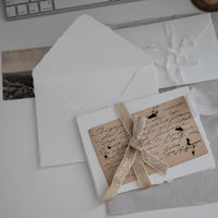 Slumber Bugs Handmade Paper Set - Envelope & Card