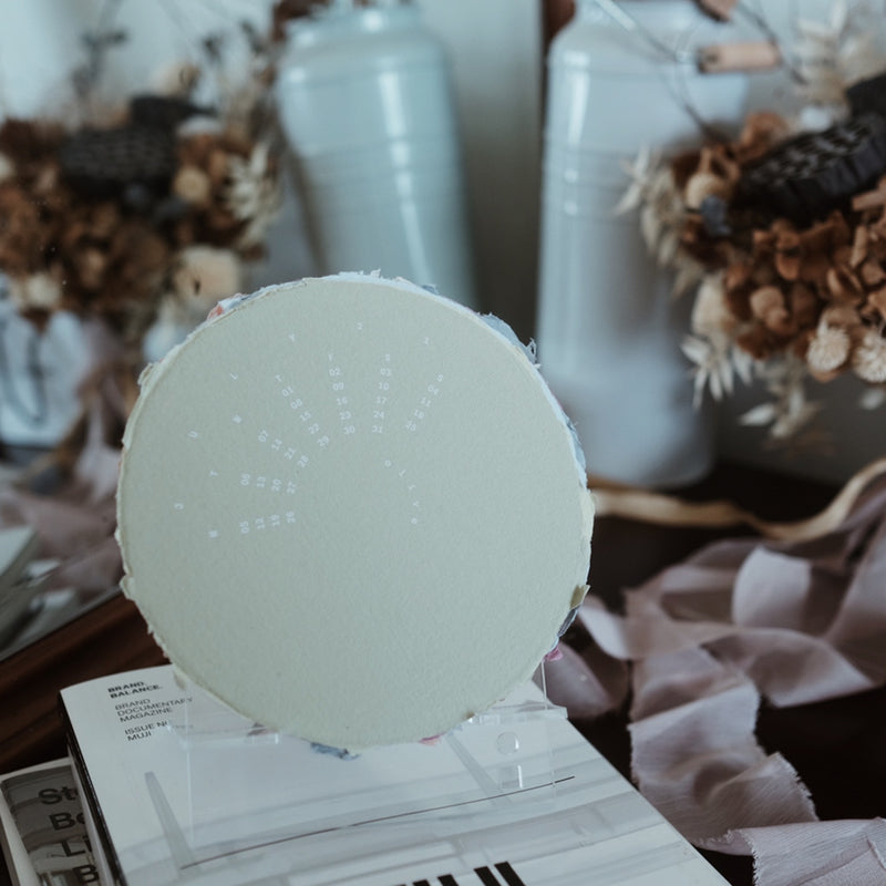 Slumber Bugs Limited Edition Paper Swatch / Handmade Calendar 2021