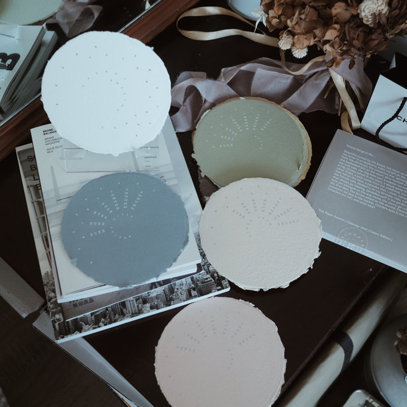 Slumber Bugs Limited Edition Paper Swatch / Handmade Calendar 2021