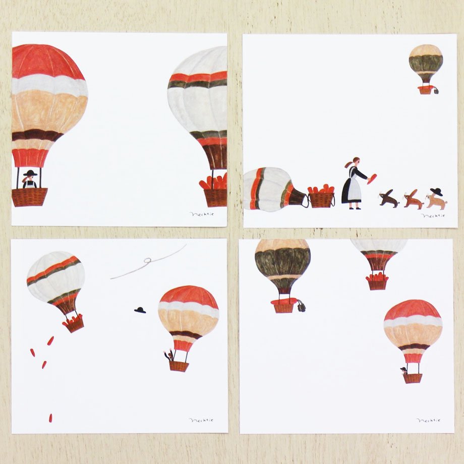 Necktie Block Memo- Balloon