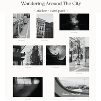 XXXL Studio Card & Sticker Set - Wandering Around the City