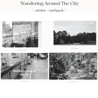 XXXL Studio Card & Sticker Set - Wandering Around the City