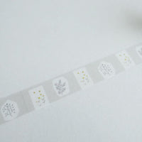 Yohaku x Check & Stripe Washi Tape YC-002 Winter Forest
