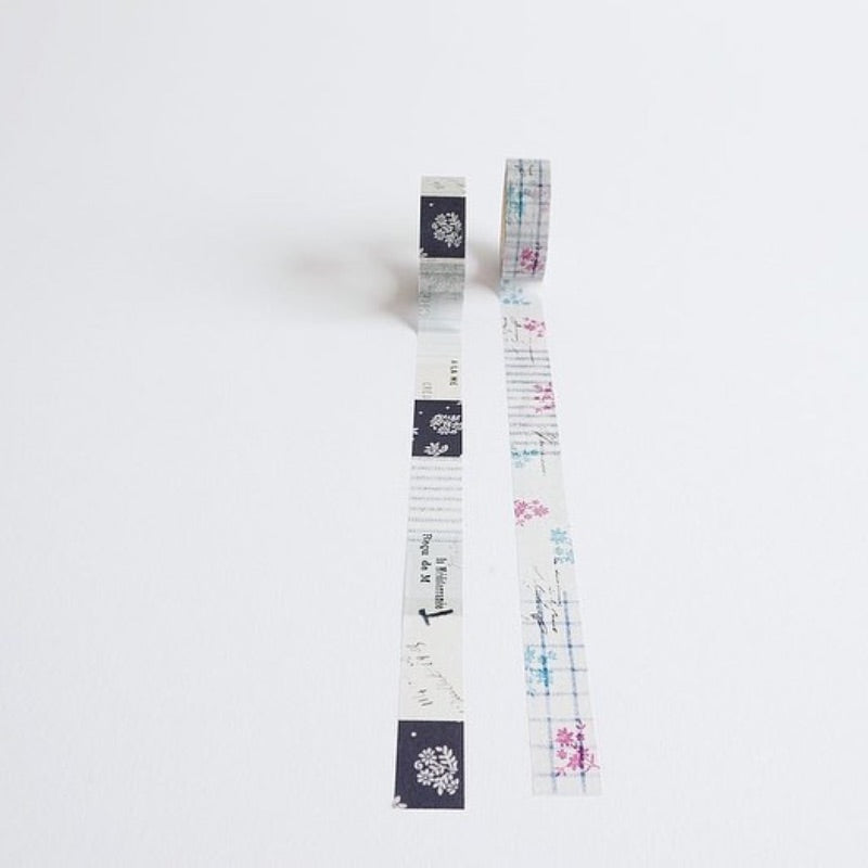 YC-004 CHECK & STRIPE : Yohaku Winter Gift Embroidery