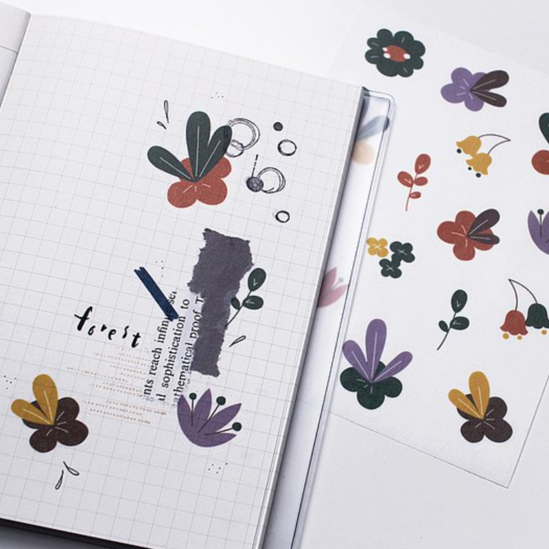 Maotu Washi Sticker - Floral
