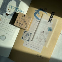 Pion Rubber Stamp - Shining