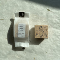 Pion Rubber Stamp - Shining