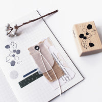Maotu Pocket Size Rubber Stamp - Stone Trail