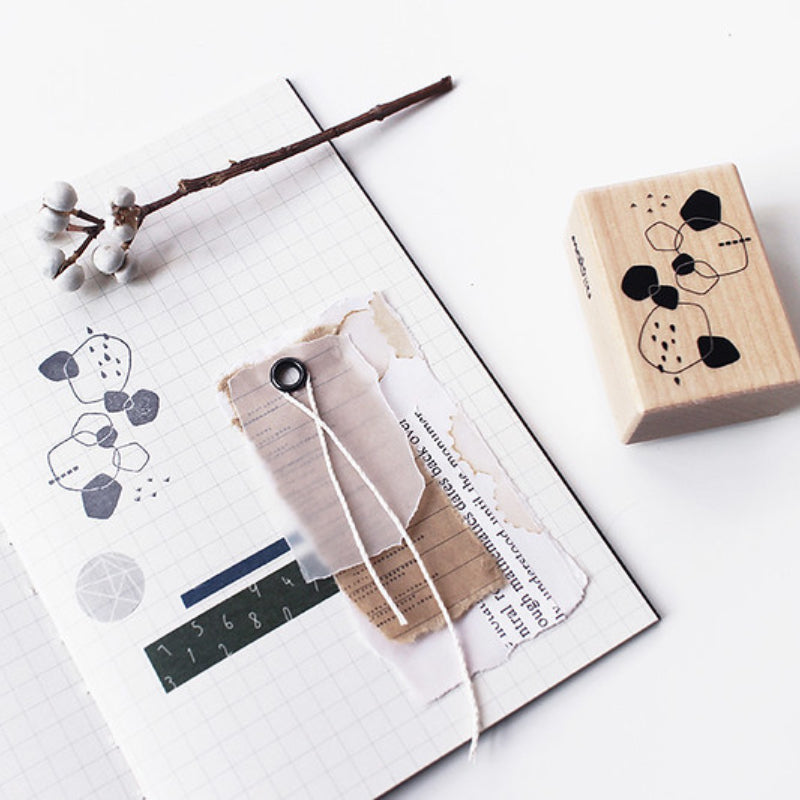 Maotu Pocket Size Rubber Stamp - Stone Trail