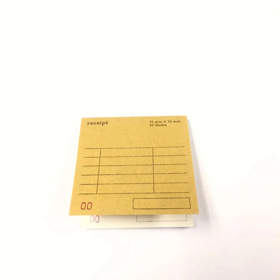 Classiky x Drop Around Receipt Book - English 04