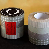 Classiky Washi Tape - Set of 4-Grey tone