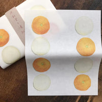 Classiky x Sekihando Washi Paper - Mandarin Orange Mochi