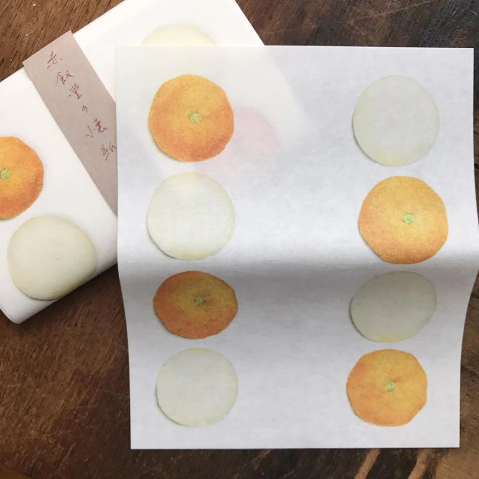 Classiky x Sekihando Washi Paper - Mandarin Orange Mochi
