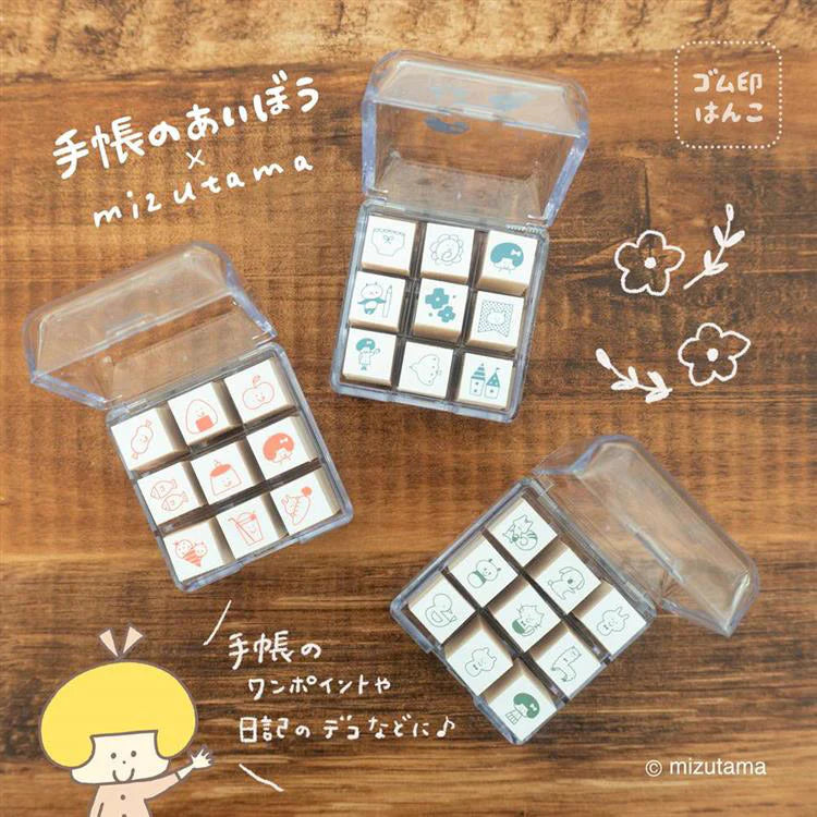 Mizutama x Beverly Mini Rubber Stamp