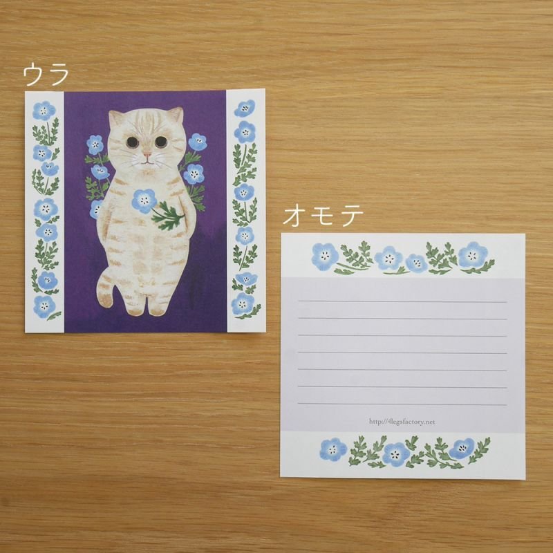 4legs Memo Pad - Cat #17 (Cream-coloured Cat)