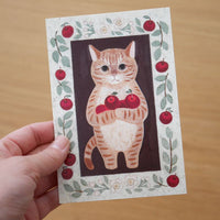 4legs Postcard - Cat #10 (Ginger Cat)