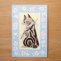 4legs Postcard - Cat #16 (American Shorthair)