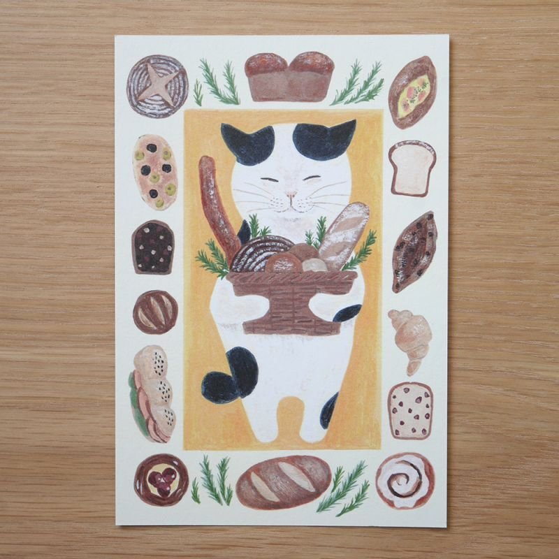 4legs Postcard - Cat #19 (Spotted Cat)