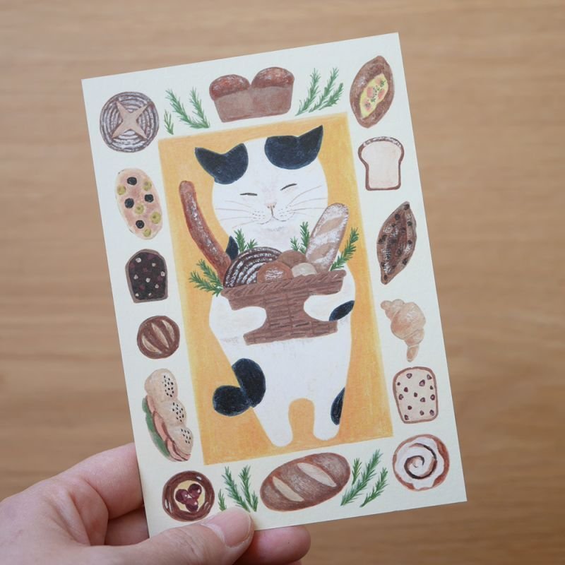 4legs Postcard - Cat #19 (Spotted Cat)