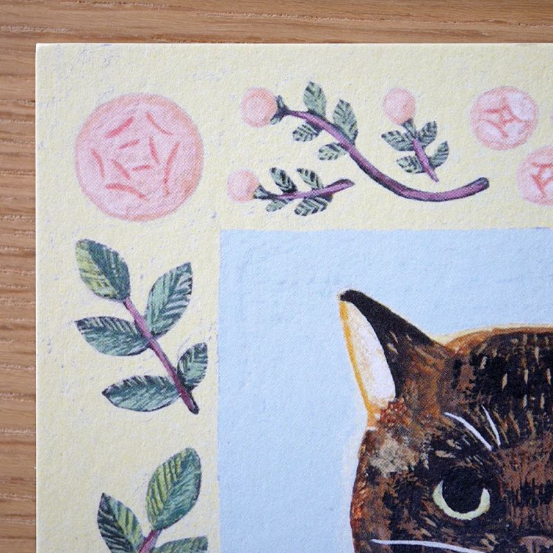 4legs Postcard - Cat #7 (Rusty-Spotted)