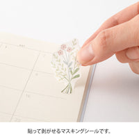 Midori 2-Sheet Sticker - Flower