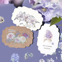 BGM 3-sheet Sticker - IRIDE/ Blooming