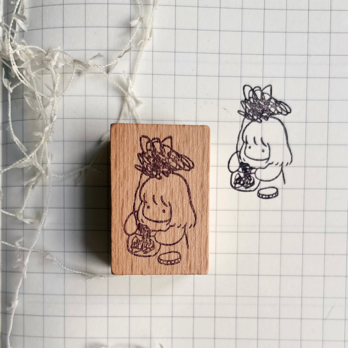 msbulat Rubber Stamp - Beautiful mess / 乱中有美