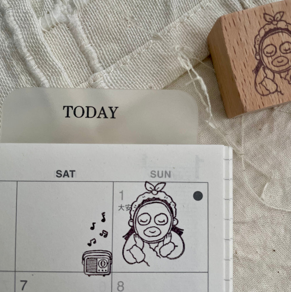 msbulat Rubber Stamp - Beauty break / 悦己时刻