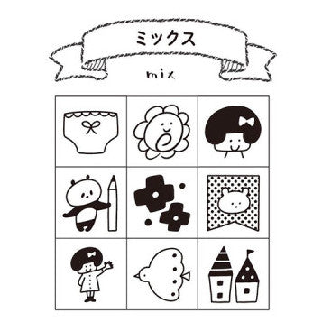 Mizutama x Beverly Mini Rubber Stamp