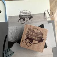 msbulat Rubber Stamp - Buried alive / 工作淹没