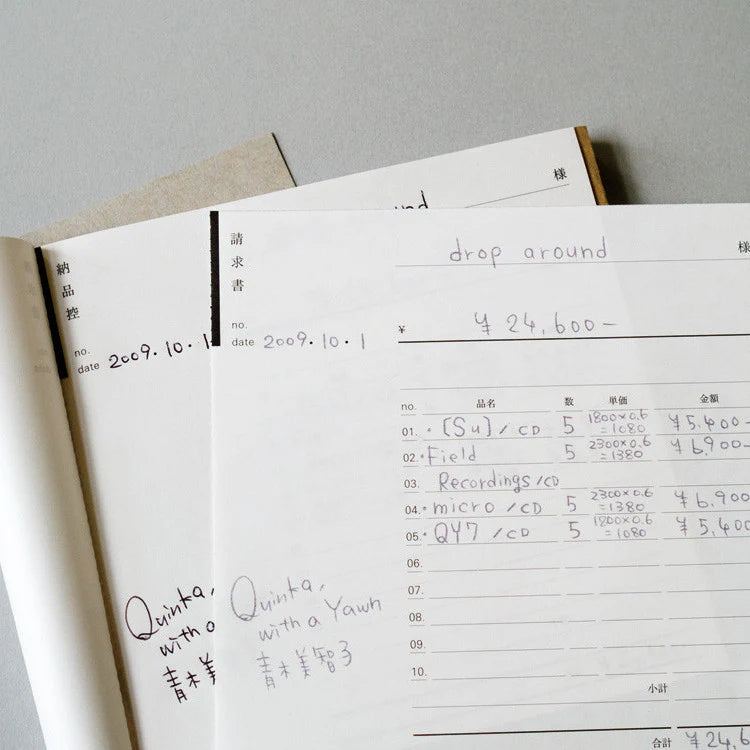 Classiky x Drop Around Invoice Book 01 - 04