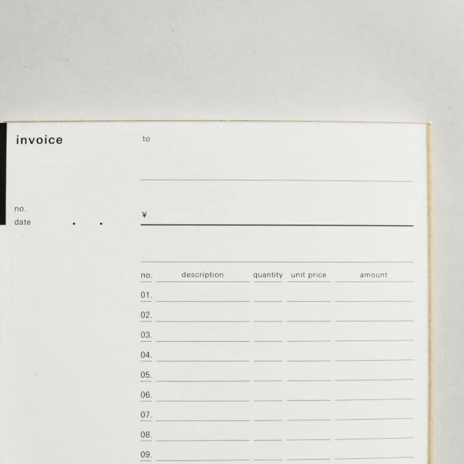 Classiky x Drop Around Invoice Book 01 - 04