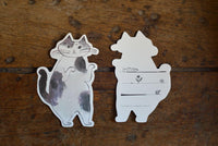 Classiky Die-Cut Toranekobonbon Memo Cards- Cat