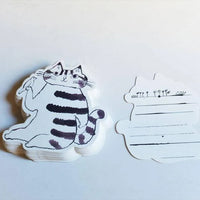 Classiky Die-Cut Toranekobonbon Memo Cards- Cat
