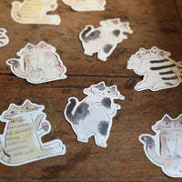 Classiky Die-Cut Toranekobonbon Memo Cards- Cat