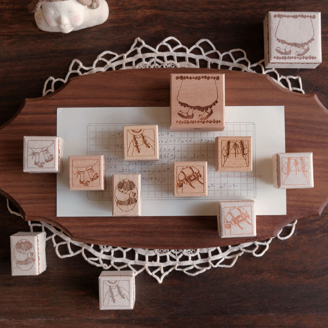 bighands Rubber Stamps - Wanderlust in Dressing