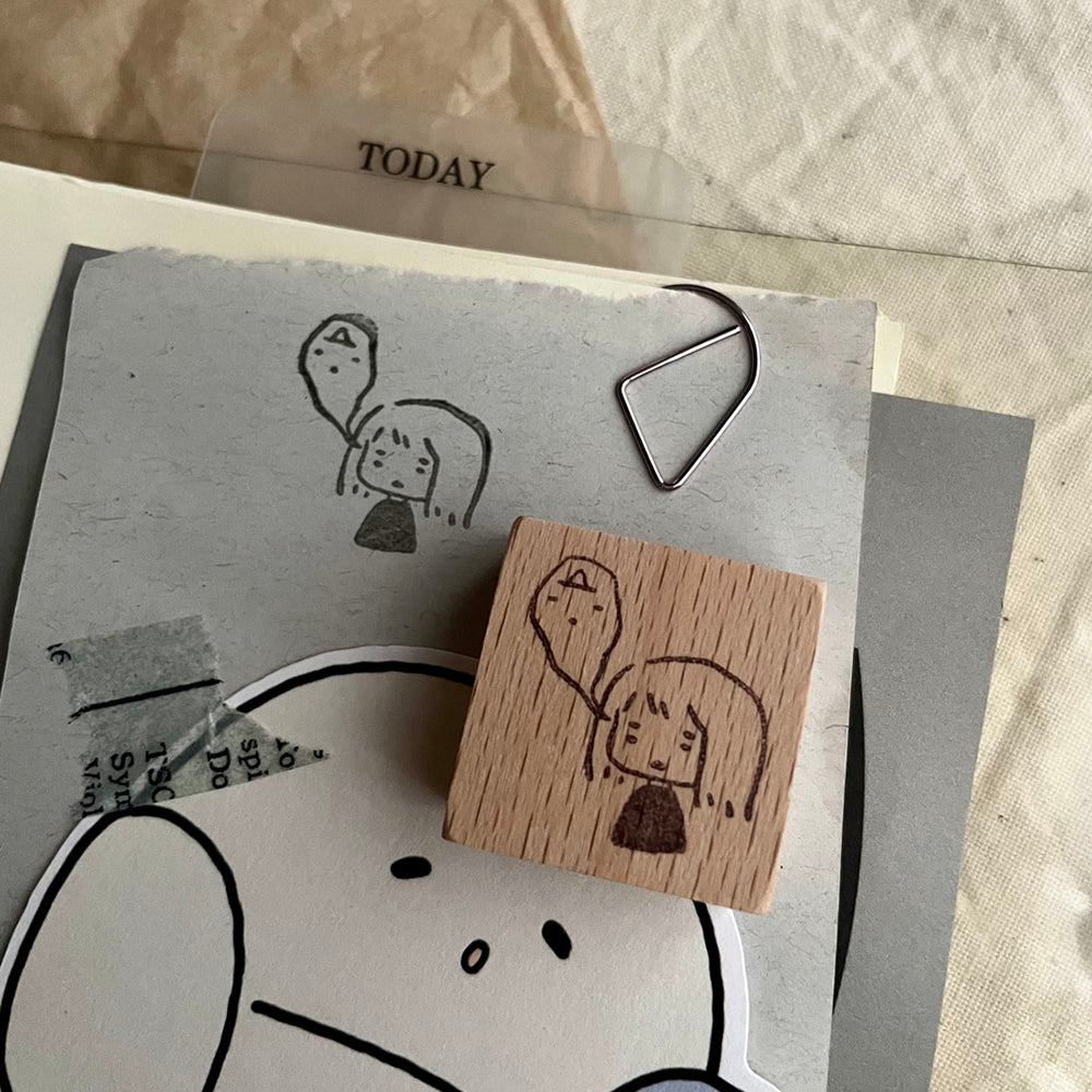 msbulat Rubber Stamp - Dead inside / 人麻了