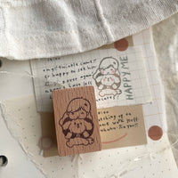 msbulat Rubber Stamp - Furry therapy / 治愈毛球