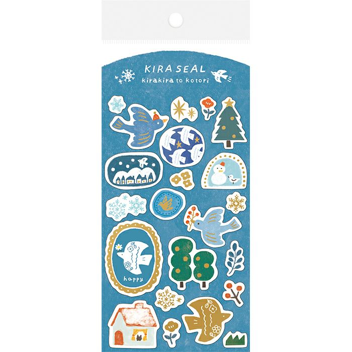 Furukawashiko Kira Seal Sticker - Sparkly and Crisp
