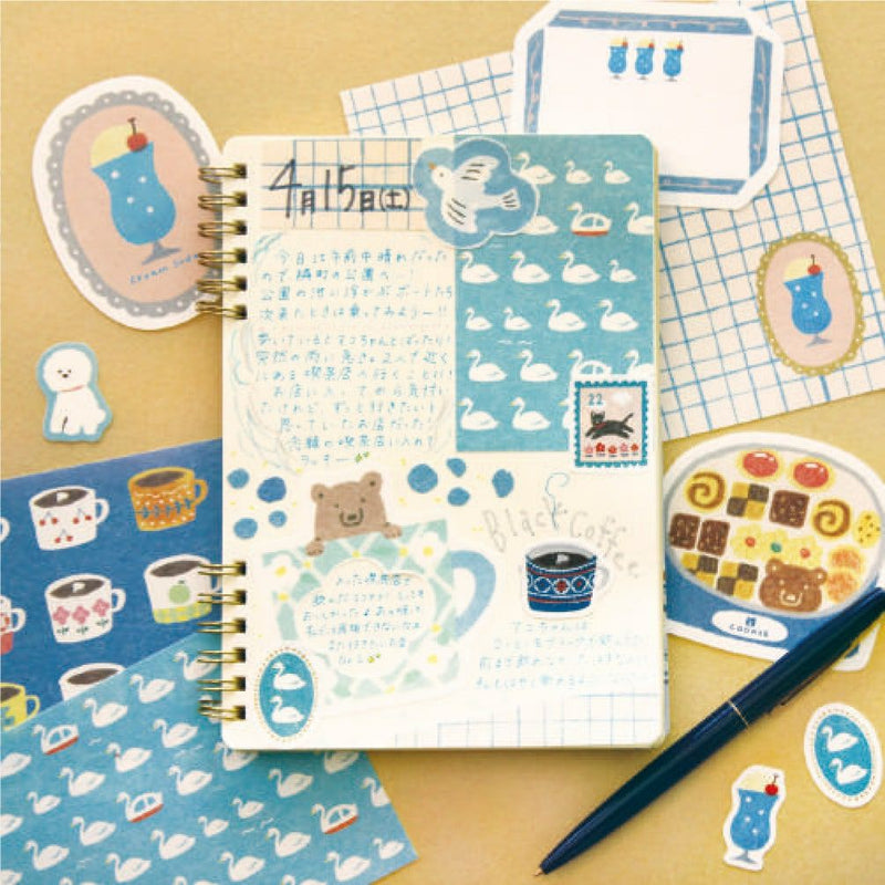 Furukawashiko My Perfect Day Sticker Flakes - Blue