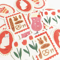 Furukawashiko My Perfect Day Sticker Flakes - Red