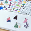 Cotori Cotori Sticker Sheet - #1 Colourful Girls