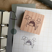 msbulat Rubber Stamp - Info overload / 消化不了