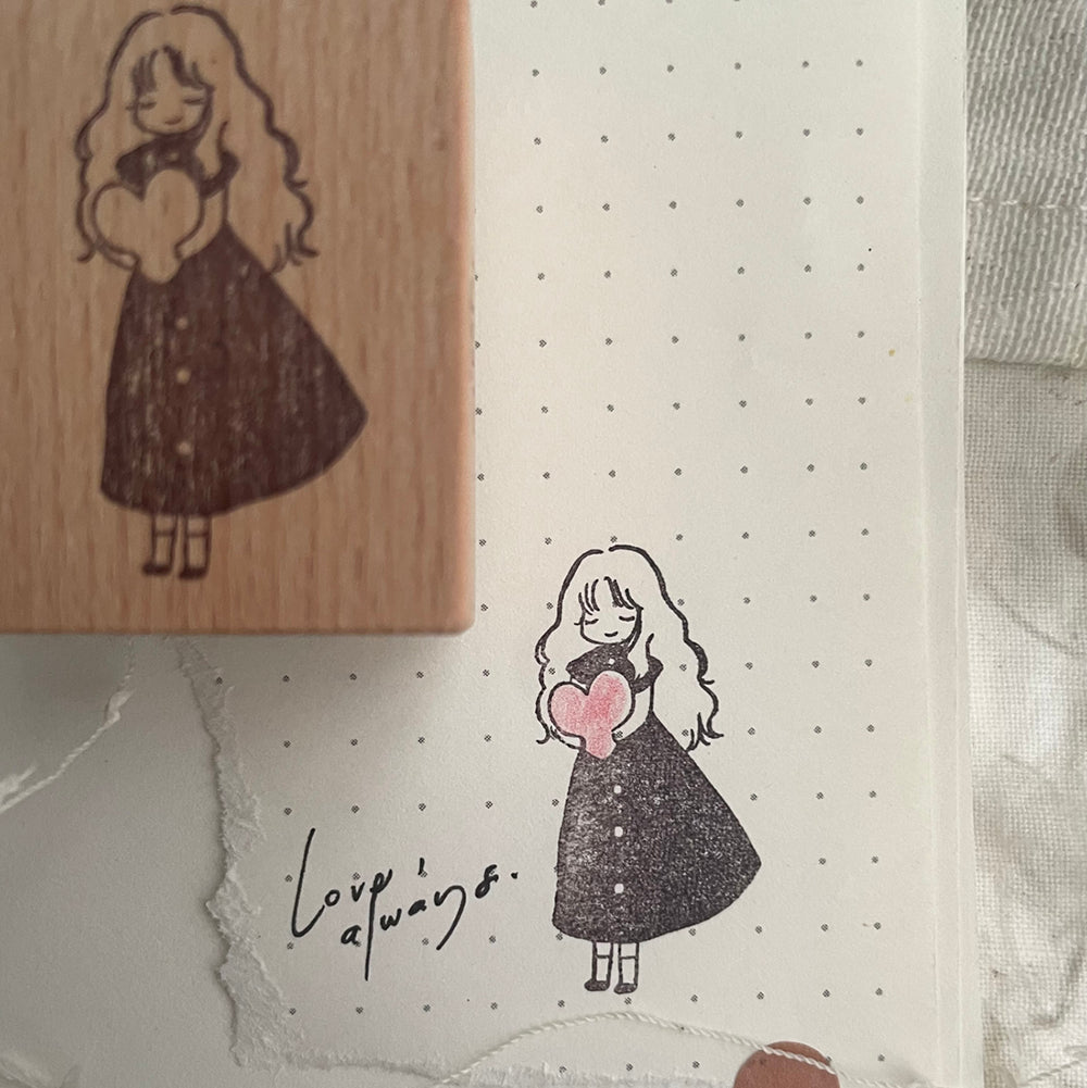 msbulat Rubber Stamp - Love, always / 爱常在