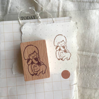 msbulat Rubber Stamp - Meow magic / 喵力全开