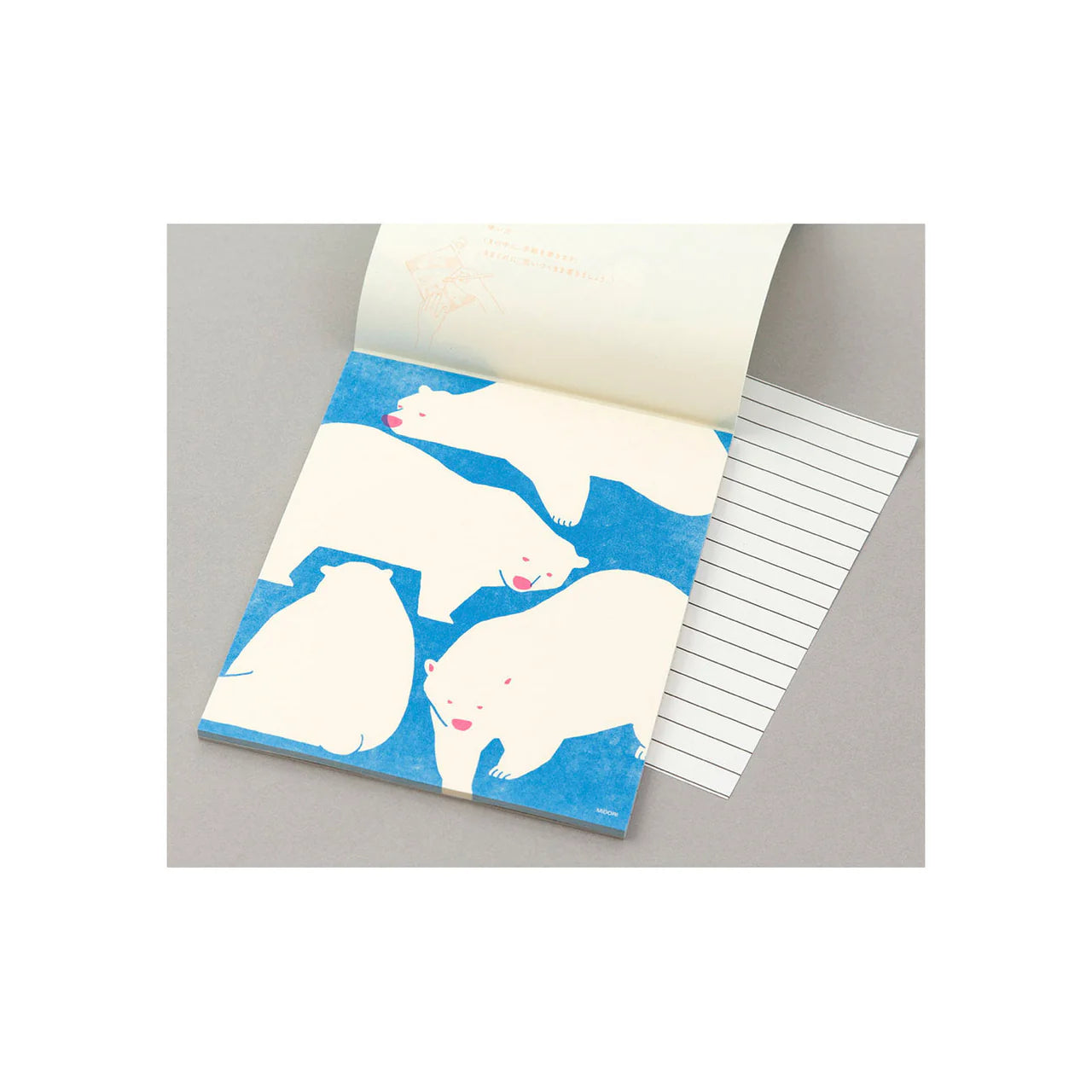 Midori Kimagure Bear Letter Pad