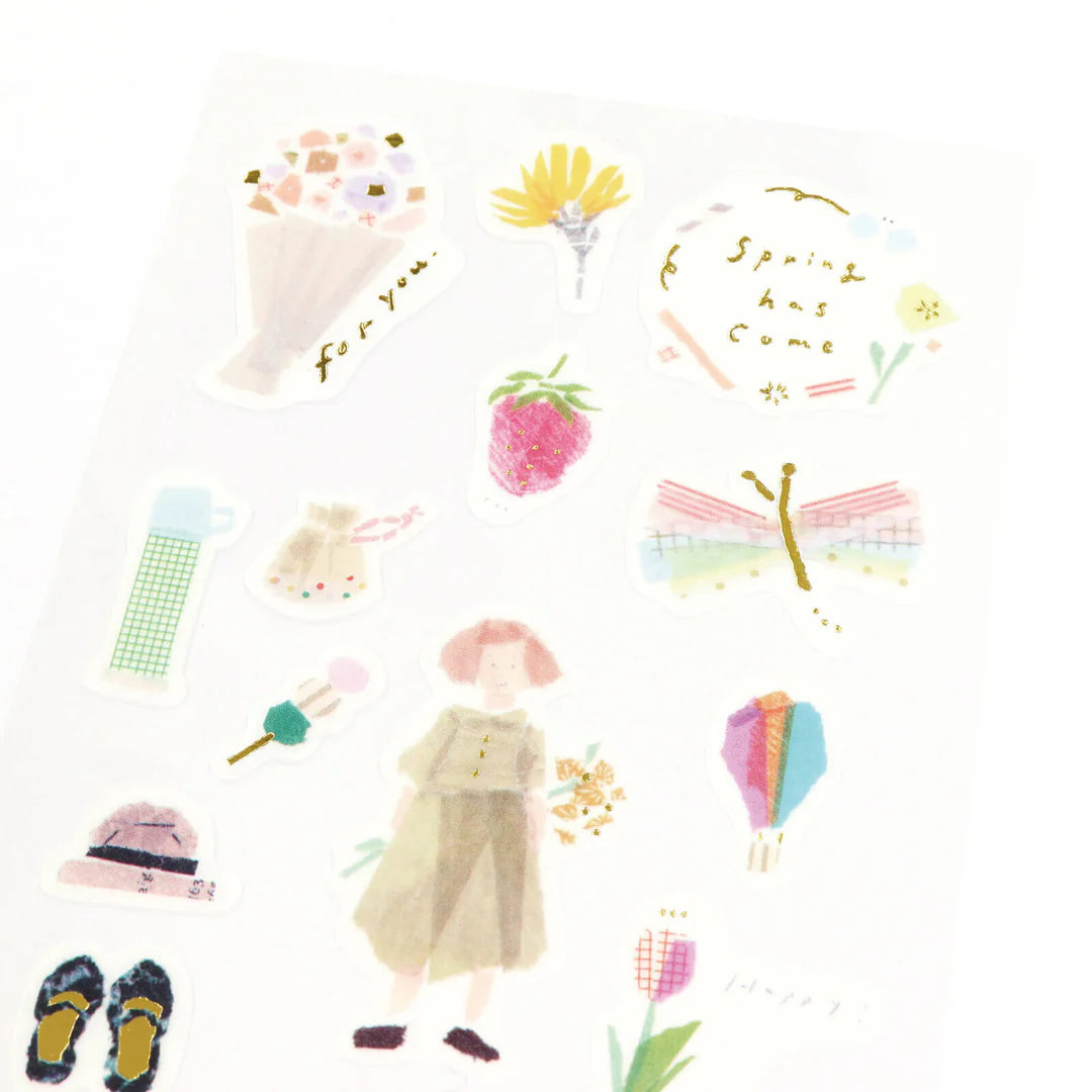 Miki Tamura Washi Sticker - Spring