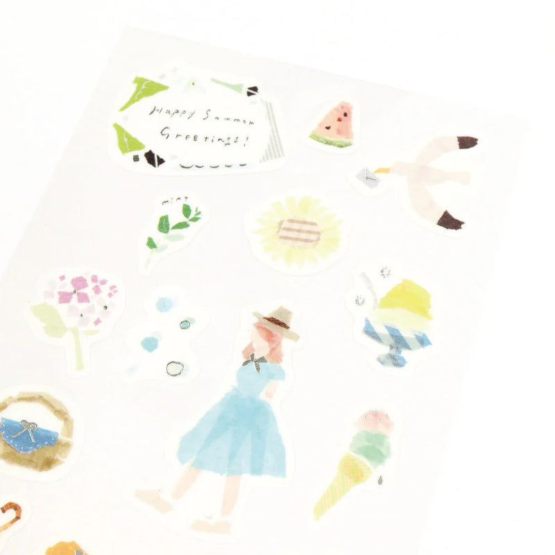 Miki Tamura Washi Sticker - Summer